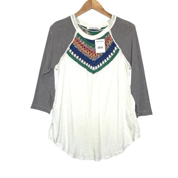 NWT FREE PEOPLE x WE THE FREE Women’s Spring Bound Crochet Knit Top - Picture 4 of 6